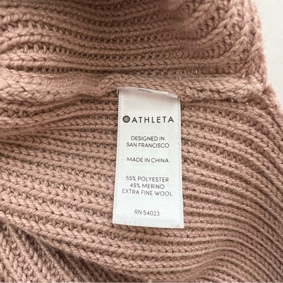 Athleta Switchback Pullover Sweater Rose Size Small - Picture 11 of 11